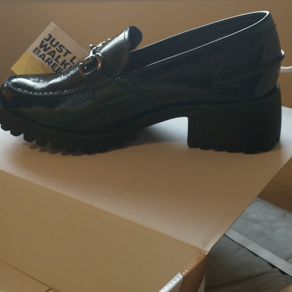 Black leather loafers made in Spain size 38 - Picture 4 of 4